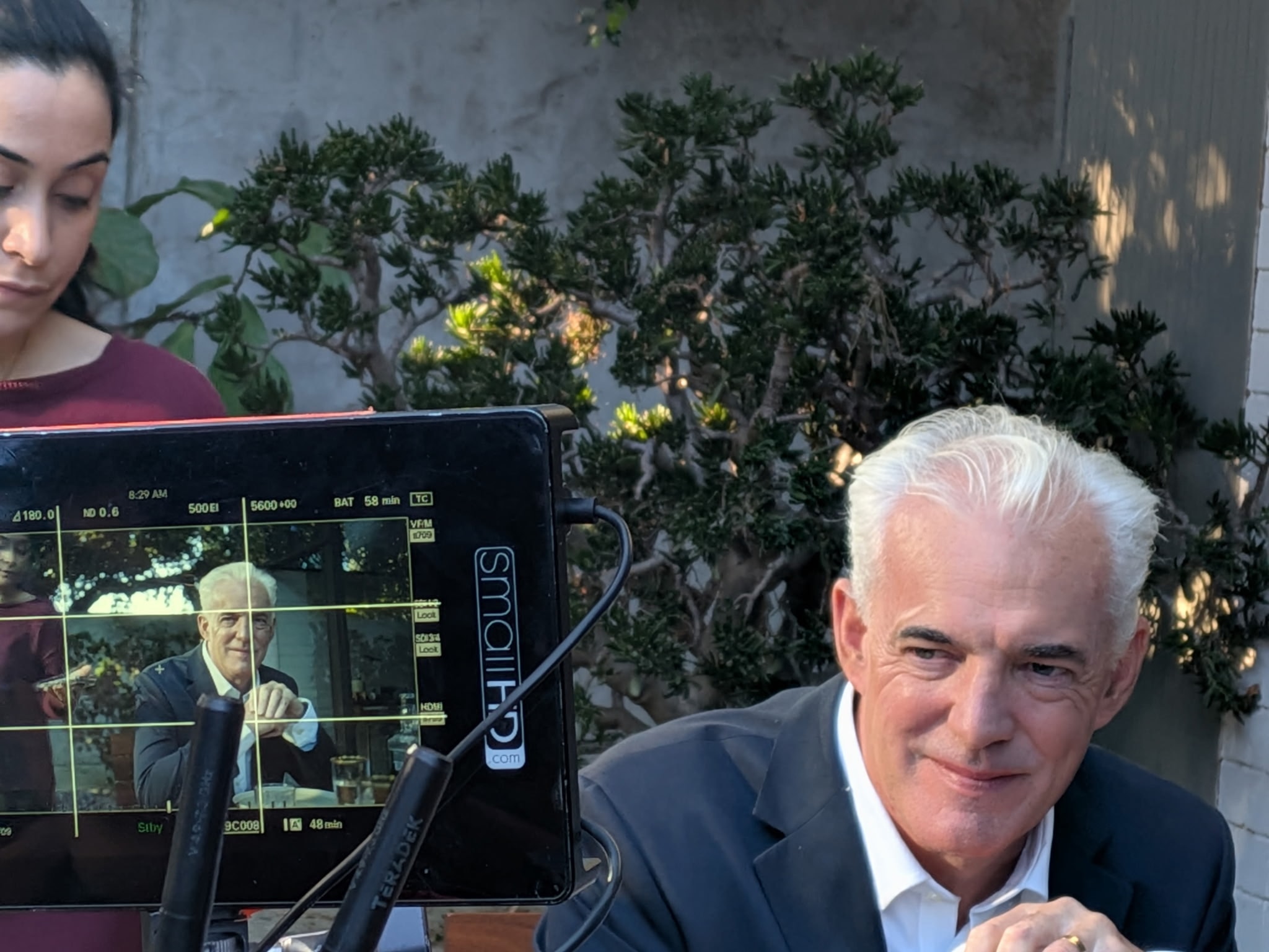 James Darnborough on a film set