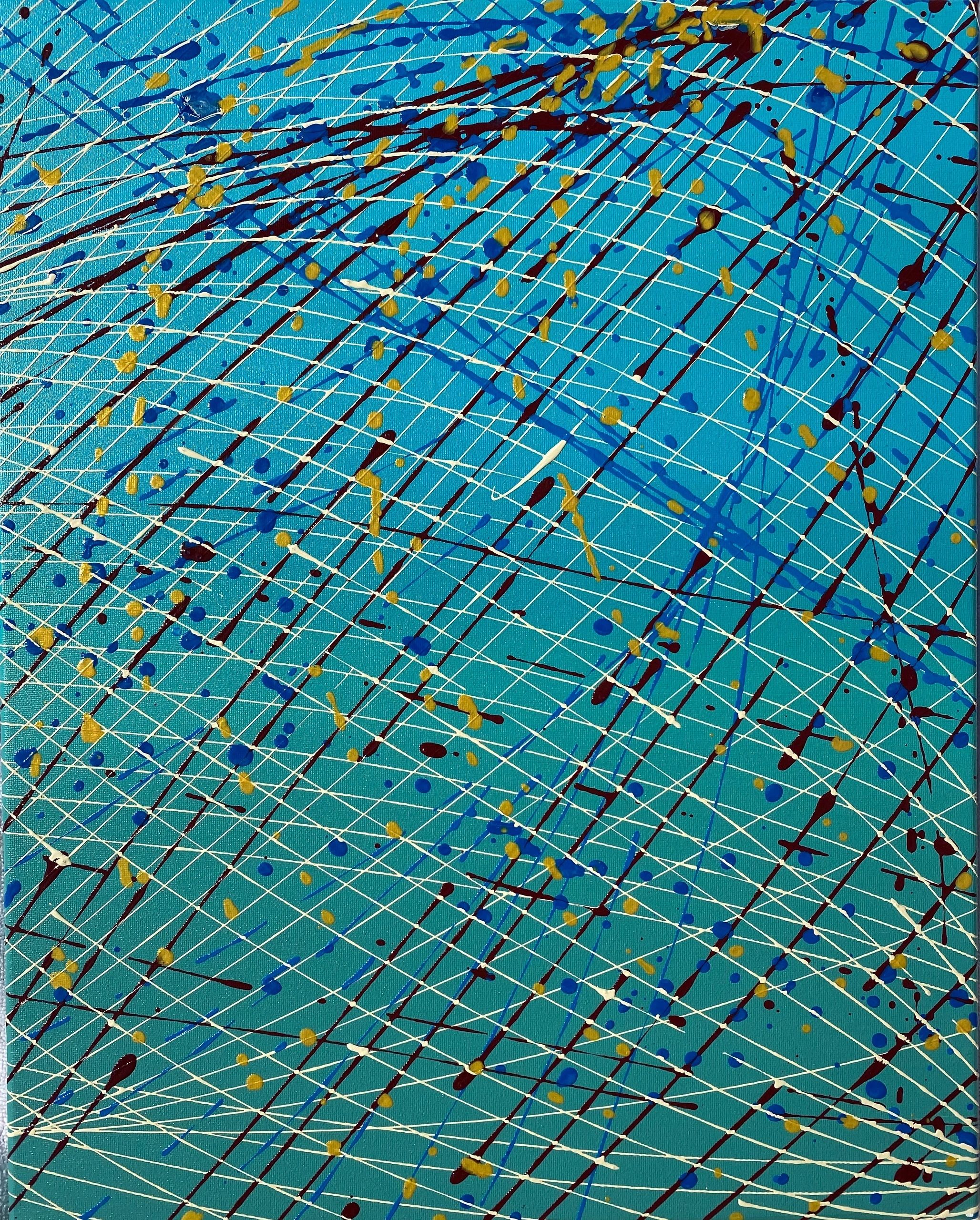 Destinations — pendulum painting by James Darnborough, 20" x 16"