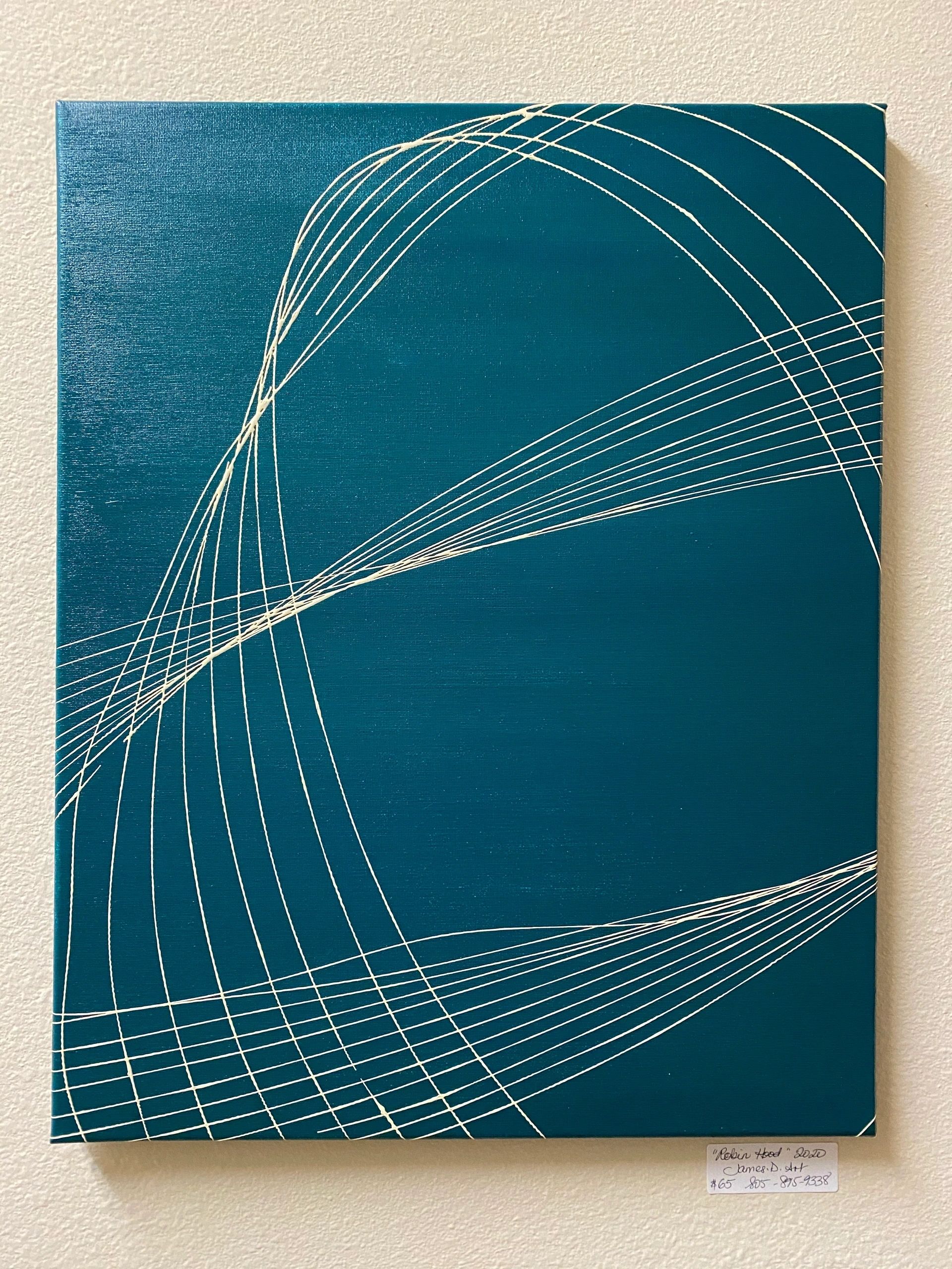 Robin Hood — pendulum painting by James Darnborough, 20" x 16"